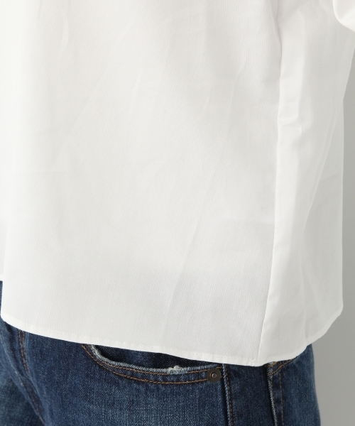 A part by（アパートバイ）の「Cサテンハシゴレースブラウス 735525 （シャツ/ブラウス・レディース・ホワイト/キャメル/ブラック・FREE）」の6枚目の写真