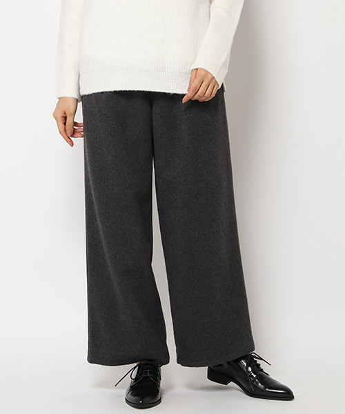 ikka（イッカ）の「シャギーワイドパンツ（その他パンツ・レディース・グレー/その他・LARGE/MEDIUM）」の2枚目の写真