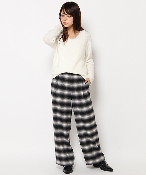 ikka（イッカ）の「シャギーワイドパンツ（その他パンツ・レディース・グレー/その他・LARGE/MEDIUM）」の11枚目の写真