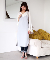 N.（N. Natural Beauty Basic） | ◆スリットキャミワンピース(ワンピース)