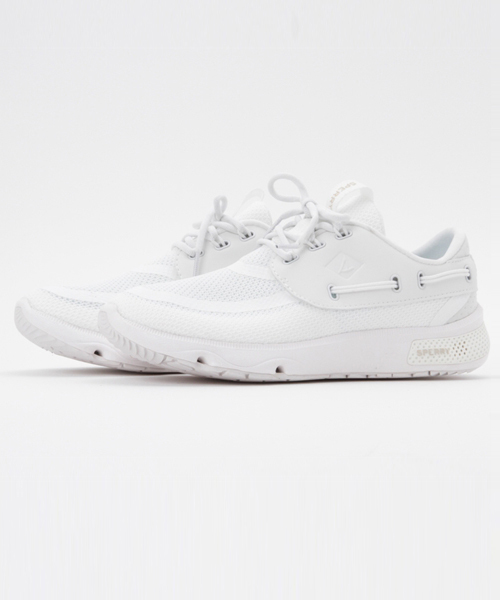 Sperry Top-Sider(スペリートップサイダー)の「SPERRY TOPSIDER スペリートップサイダー 7 SEAS 3-EYE STS15528 WHITE(その他シューズ・メンズ・ホワイト系その他・5/6h/9h/10/6/7/5h/8/7h/9/8h/11)」の1枚目の写真