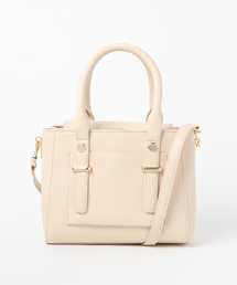 NATURAL BEAUTY BASIC | バイカラーミニボックスショルダーバッグ(ショルダーバッグ)