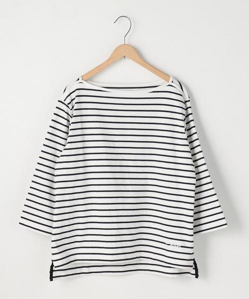 coen（コーエン）の「ボーダー天竺カットソー（Tシャツ/カットソー・レディース・コバルトブルー/ホワイト/ネイビー/レッド・MEDIUM/LARGE）」の2枚目の写真