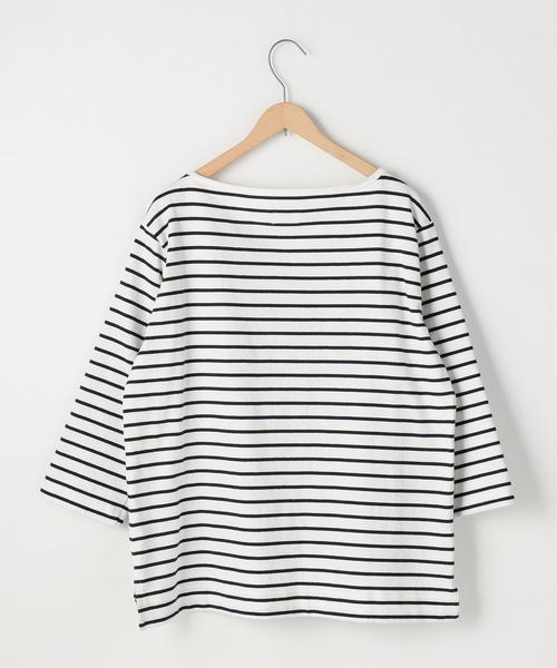 coen（コーエン）の「ボーダー天竺カットソー（Tシャツ/カットソー・レディース・コバルトブルー/ホワイト/ネイビー/レッド・MEDIUM/LARGE）」の11枚目の写真