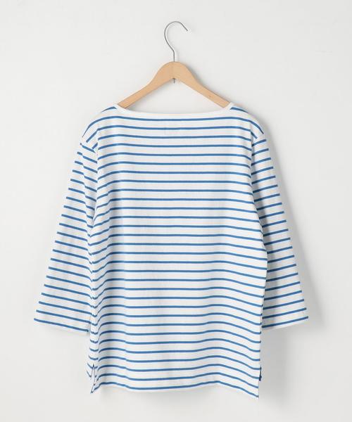 coen（コーエン）の「ボーダー天竺カットソー（Tシャツ/カットソー・レディース・コバルトブルー/ホワイト/ネイビー/レッド・MEDIUM/LARGE）」の13枚目の写真