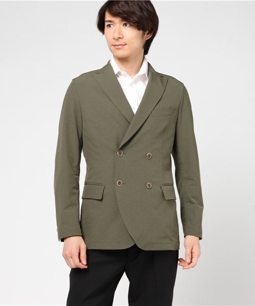 Men S Melrose メンズメルローズ の 撥水加工2wayストレッチバックピケダブルブレストジャケット テーラードジャケット Wear