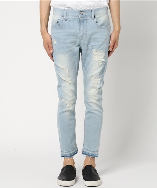 JACKROSE（ジャックローズ）の「COOLMAXリメイクデニムアンクルカットパンツ（デニムパンツ・メンズ・サックスブルー・S/L/M）」の7枚目の写真