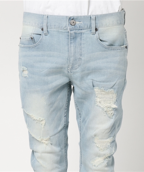 JACKROSE（ジャックローズ）の「COOLMAXリメイクデニムアンクルカットパンツ（デニムパンツ・メンズ・サックスブルー・S/L/M）」の10枚目の写真