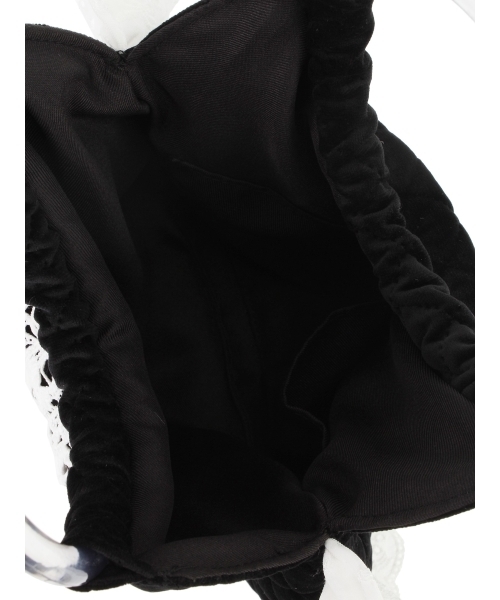 merry jenny（メリージェニー）の「グランマキルティングbag（ハンドバッグ・レディース・オフホワイト/ブラック・FREE）」の7枚目の写真