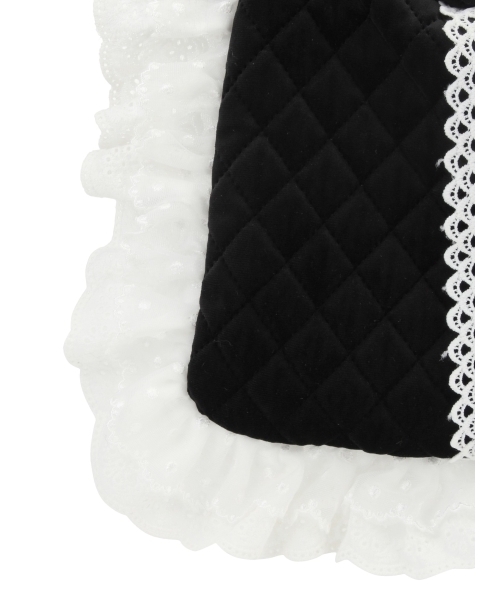 merry jenny（メリージェニー）の「グランマキルティングbag（ハンドバッグ・レディース・オフホワイト/ブラック・FREE）」の8枚目の写真