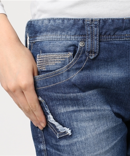 TAVERNITI SO JEANS(タヴァニティソージーンズ)の「TAVERNITI SO JEANS デニム テーパード デニムパンツ JANIS SLOUCHY(ジャニス スラウチー)/81171102(デニムパンツ・レディース・ブルー・23inch/24inch/25inch/26inch/27inch)」の7枚目の写真