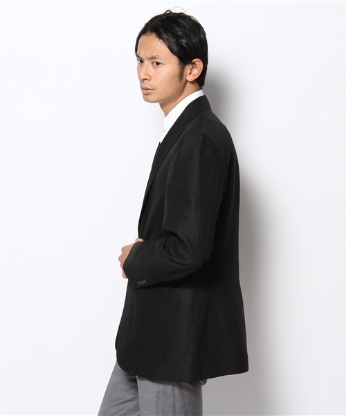 green label relaxing（グリーンレーベルリラクシング）の「C/L OX BK NT 2PP-ジャケット（テーラードジャケット・メンズ・ブラック/ネイビー・42/44/48/46/50）」の3枚目の写真