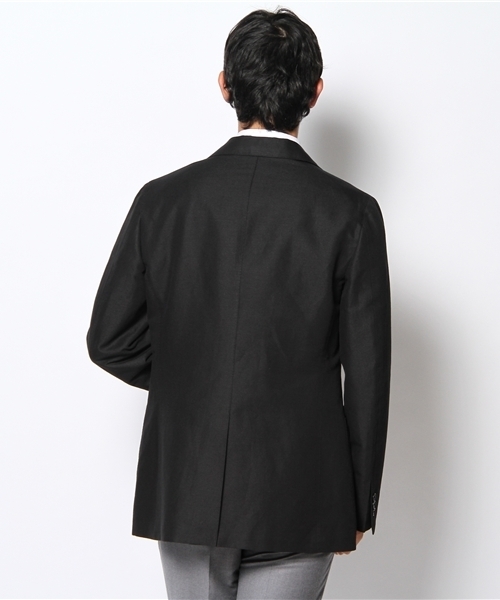 green label relaxing（グリーンレーベルリラクシング）の「C/L OX BK NT 2PP-ジャケット（テーラードジャケット・メンズ・ブラック/ネイビー・42/44/48/46/50）」の4枚目の写真