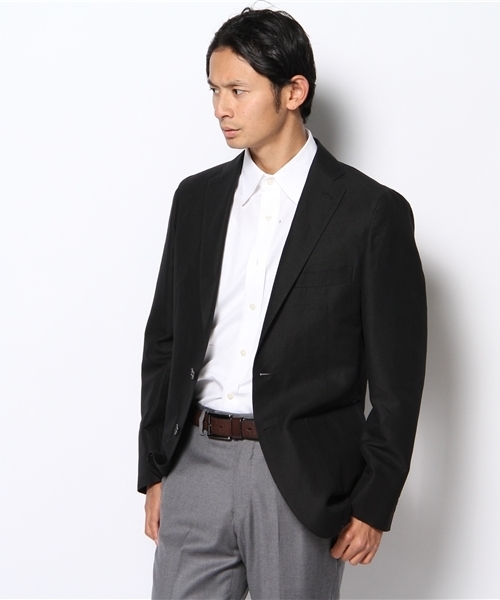 green label relaxing（グリーンレーベルリラクシング）の「C/L OX BK NT 2PP-ジャケット（テーラードジャケット・メンズ・ブラック/ネイビー・42/44/48/46/50）」の5枚目の写真