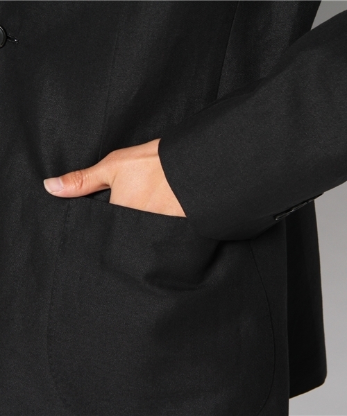 green label relaxing（グリーンレーベルリラクシング）の「C/L OX BK NT 2PP-ジャケット（テーラードジャケット・メンズ・ブラック/ネイビー・42/44/48/46/50）」の7枚目の写真