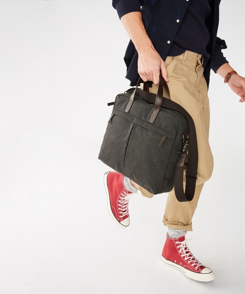 FOSSIL(フォッシル)の「BUCKNER TOP ZIP WORKBAG MBG9363(4)(ビジネスバッグ・メンズ・ブラック・FREE)」の11枚目の写真