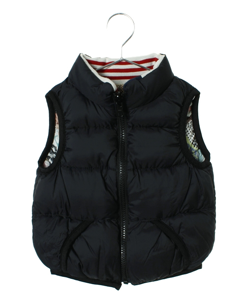 JOEY HYSTERIC（ジョーイヒステリック）の「HYSTERIC刺繍 ダウンベスト（ダウンベスト・キッズ・ブラック系その他・X-SMALL/SMALL/MEDIUM）」の2枚目の写真