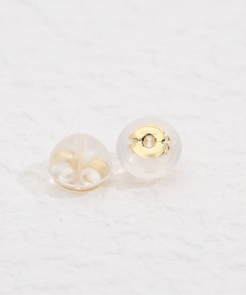 K18 ピアスキャッチ1ペア（ピアス（両耳用））｜Jewel closet by