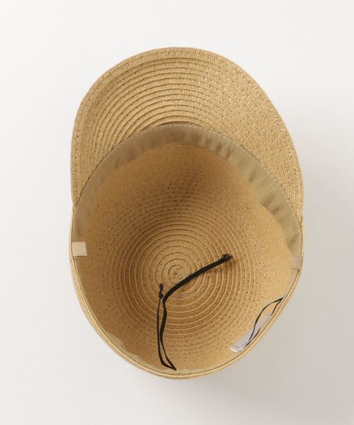 GRIN BUDDY（グリンバディ）の「【GRIN BUDDY(グリンバディ)】 ポンポン付き ストローキャップ / Pon Straw Cap（キャップ・キッズ・ベージュ/ネイビー/アイボリー・54）」の5枚目の写真