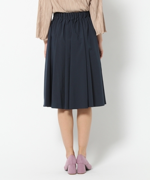 laboratory work(ラボラトリーワーク)の「タックミディ―スカート(スカート・レディース・ベージュ/ネイビー/ピンク/ブルー・MEDIUM)」の14枚目の写真