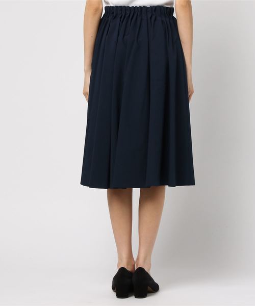 laboratory work(ラボラトリーワーク)の「タックミディ―スカート(スカート・レディース・ベージュ/ネイビー/ピンク/ブルー・MEDIUM)」の6枚目の写真