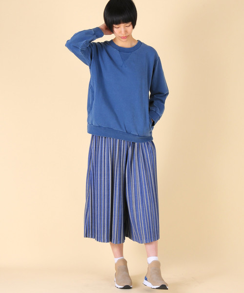 Ne-net（ネネット）の「S (S)たてしまプリーツ（その他パンツ・レディース・レッド/イエロー/ブルー・02）」の15枚目の写真