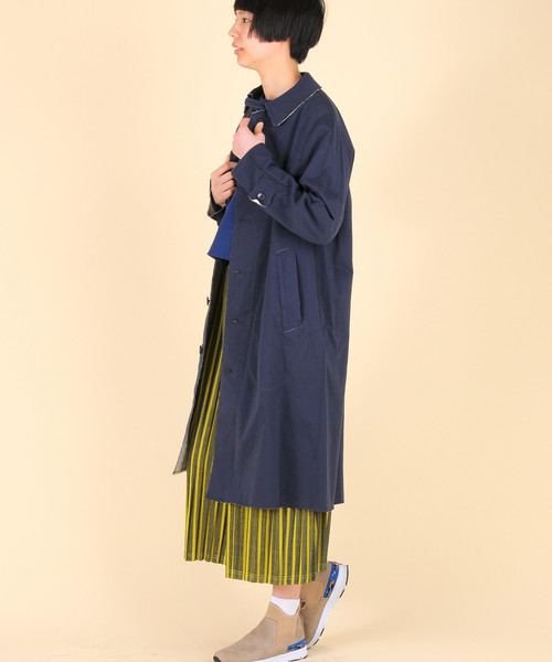 Ne-net（ネネット）の「S (S)たてしまプリーツ（その他パンツ・レディース・レッド/イエロー/ブルー・02）」の12枚目の写真