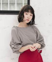 OLIVE des OLIVE | 前後２ＷＡＹタックバルーン袖ブラウス(シャツ/ブラウス)