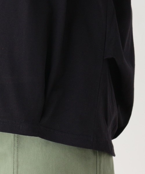 grove(グローブ)の「フレンチスリーブタックプルオーバー(Tシャツ/カットソー・レディース・ブラウン/ライトベージュ/ブラック・03/02)」の9枚目の写真