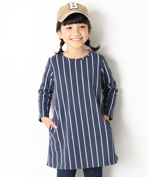 devirock(デビロック)の「まるで着る毛布 裏シャギーAラインワンピース 裏起毛(ワンピース・キッズ・ブラック/ダークグリーン/ネイビー/モカ/ブラック系その他/グレー系その他/ブルー系その他/レッド系その他/ヘザーチャコール/スモークピンク/ワイン/ブラック系その他2/ブルー系その他2・90cm/110cm/100cm/120cm/130cm/140cm/150cm/160cm)」の9枚目の写真