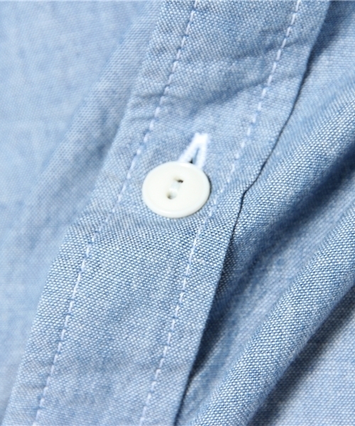 BEAMS BOY（ビームスボーイ）の「BEAMS BOY / チンストレギュラーカラー ワンピース（シャツワンピース・レディース・ブルー/ネイビー・ONE SIZE）」の15枚目の写真