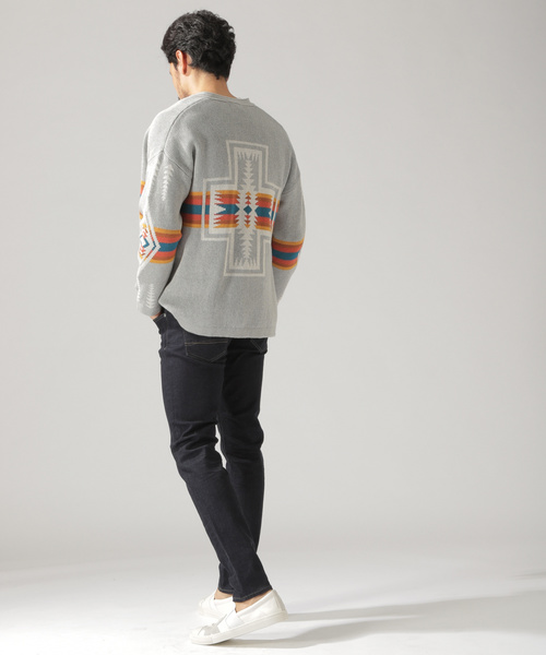 PENDLETON（ペンドルトン）の「【PENDLETON(ペンドルトン)】別注カーディガン（カーディガン/ボレロ・メンズ・ブルー/グレー・LARGE/MEDIUM）」の3枚目の写真