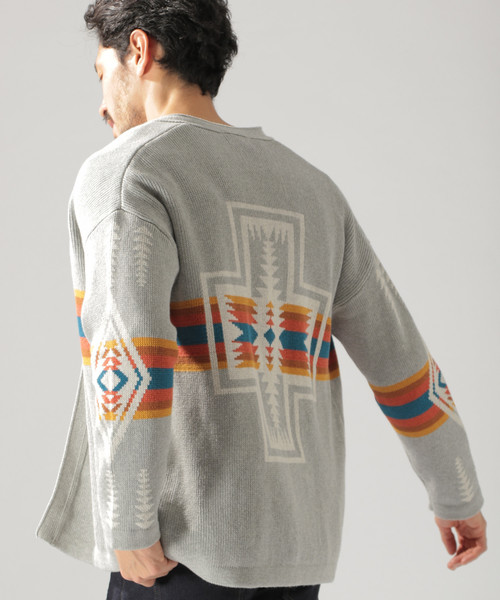 PENDLETON（ペンドルトン）の「【PENDLETON(ペンドルトン)】別注カーディガン（カーディガン/ボレロ・メンズ・ブルー/グレー・LARGE/MEDIUM）」の6枚目の写真