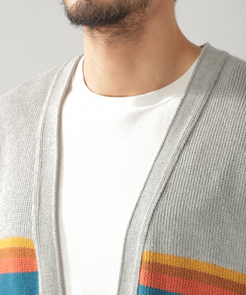 PENDLETON（ペンドルトン）の「【PENDLETON(ペンドルトン)】別注カーディガン（カーディガン/ボレロ・メンズ・ブルー/グレー・LARGE/MEDIUM）」の13枚目の写真
