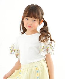 Seraph | チュール刺繍袖Tシャツ(Tシャツ/カットソー)