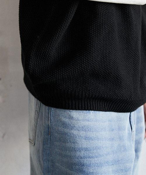PairPair(ペアペア)の「Vネックニットベスト(ベスト・メンズ・ブラック/ライトベージュ・FREE)」の19枚目の写真