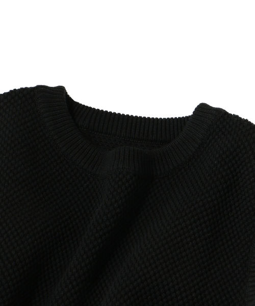 crepuscule(クレプスキュール)の「crepuscule: MOSS STITCH ベスト ■(ベスト・メンズ・ブラック/グレー/ブラウン・1/2)」の4枚目の写真