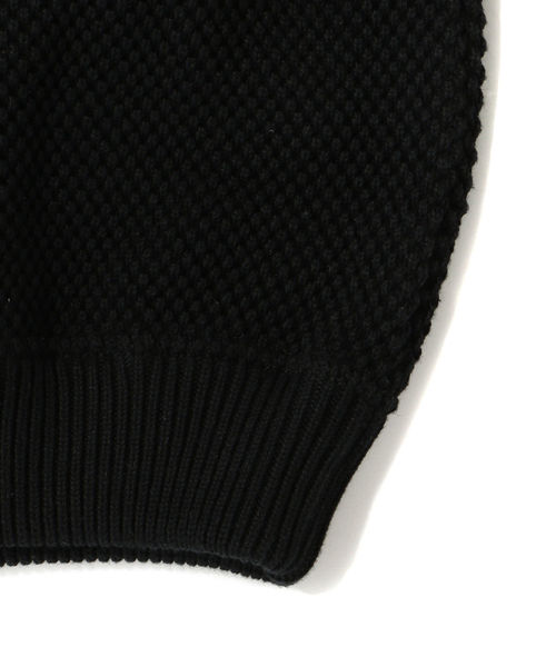 crepuscule(クレプスキュール)の「crepuscule: MOSS STITCH ベスト ■(ベスト・メンズ・ブラック/グレー/ブラウン・1/2)」の6枚目の写真