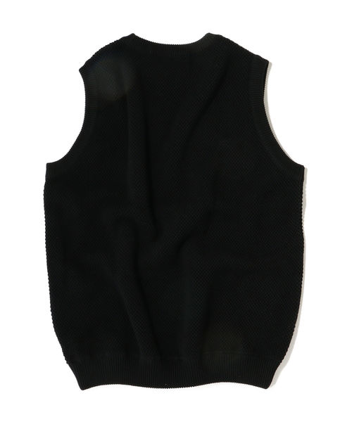 crepuscule(クレプスキュール)の「crepuscule: MOSS STITCH ベスト ■(ベスト・メンズ・ブラック/グレー/ブラウン・1/2)」の8枚目の写真