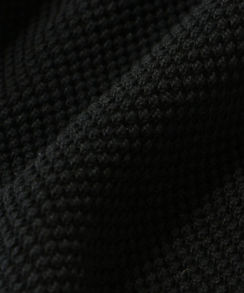 crepuscule(クレプスキュール)の「crepuscule: MOSS STITCH ベスト ■(ベスト・メンズ・ブラック/グレー/ブラウン・1/2)」の9枚目の写真