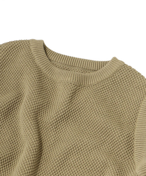 crepuscule(クレプスキュール)の「crepuscule: MOSS STITCH ベスト ■(ベスト・メンズ・ブラック/グレー/ブラウン・1/2)」の10枚目の写真