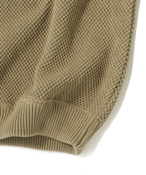 crepuscule(クレプスキュール)の「crepuscule: MOSS STITCH ベスト ■(ベスト・メンズ・ブラック/グレー/ブラウン・1/2)」の12枚目の写真