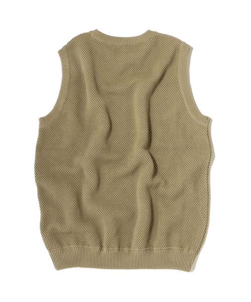 crepuscule(クレプスキュール)の「crepuscule: MOSS STITCH ベスト ■(ベスト・メンズ・ブラック/グレー/ブラウン・1/2)」の14枚目の写真