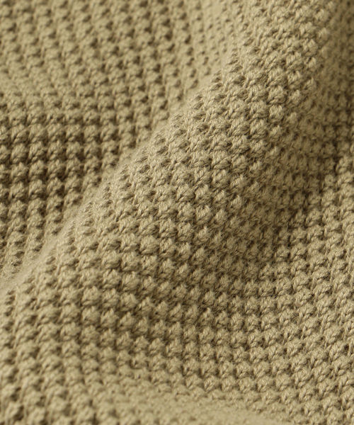 crepuscule(クレプスキュール)の「crepuscule: MOSS STITCH ベスト ■(ベスト・メンズ・ブラック/グレー/ブラウン・1/2)」の15枚目の写真