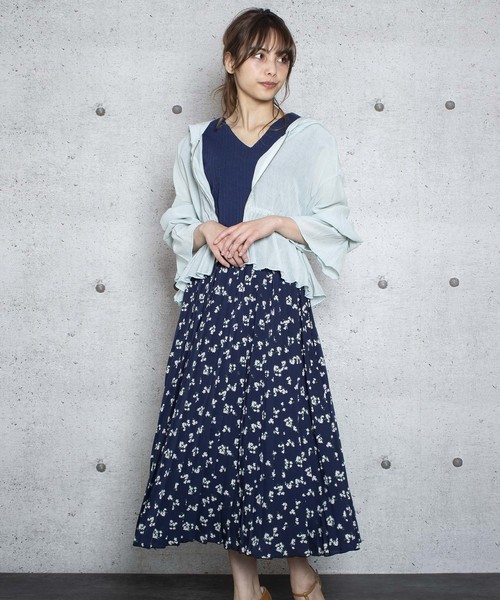 LUGG NAGG（ラグナグ）の「【Jewelobe/ ジュエローブ】 ボリュームタックカットトップス（ワンピース・レディース・ブルー系その他/ブラック系その他/オレンジ/ネイビー/ホワイト/ブラック・FREE）」の4枚目の写真