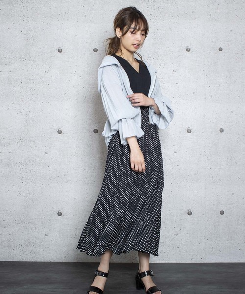 LUGG NAGG（ラグナグ）の「【Jewelobe/ ジュエローブ】 ボリュームタックカットトップス（ワンピース・レディース・ブルー系その他/ブラック系その他/オレンジ/ネイビー/ホワイト/ブラック・FREE）」の2枚目の写真