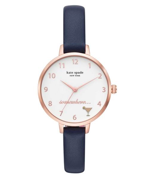 kate spade new york(ケイトスペード ニューヨーク)の「METRO KSW1525(腕時計)」|ブルー系その他