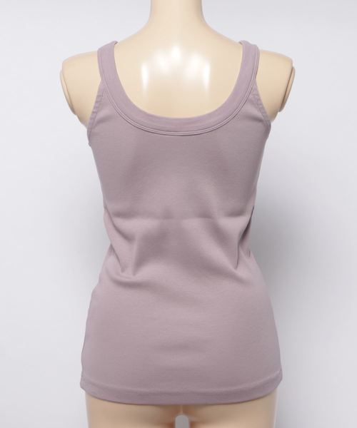 Uncut Bound（アンカットバウンド）の「Uncut Bound(アンカットバウンド)  両前キャミタンクトップ（タンクトップ・レディース・ブルー/セージグリーン/ラベンダー/チャコール/キナリ・FREE）」の6枚目の写真