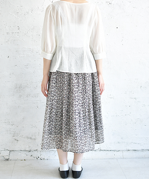 PairPair（ペアペア）の「ニットビスチェ×シアーブラウスセット（シャツ/ブラウス・レディース・ブラック/ベージュ/ブラウン系その他・FREE）」の22枚目の写真