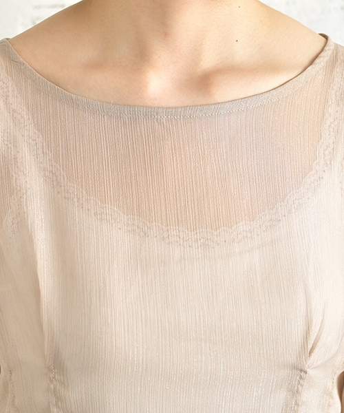 PairPair（ペアペア）の「ニットビスチェ×シアーブラウスセット（シャツ/ブラウス・レディース・ブラック/ベージュ/ブラウン系その他・FREE）」の18枚目の写真